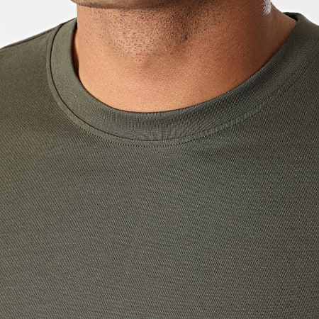 Calvin Klein - Tee Shirt Oversize Badge Turn Up 5319 Vert
