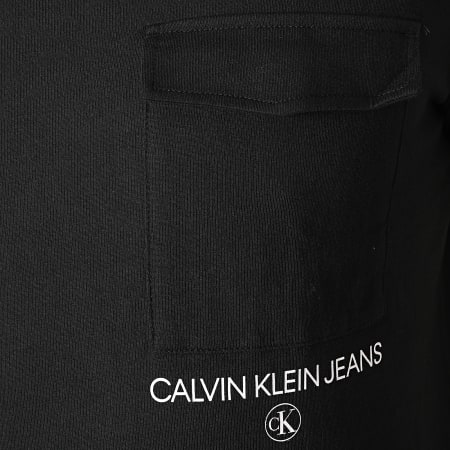 Calvin Klein - Tee Shirt Poche Institutional Utility Pocket 6478 Noir