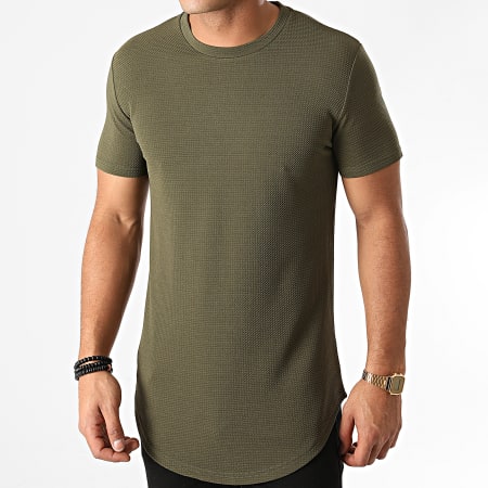 John H - Tee Shirt Oversize XW10 Vert Kaki