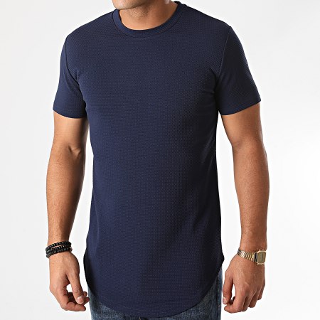 John H - Tee Shirt Oversize XW10 Bleu Marine