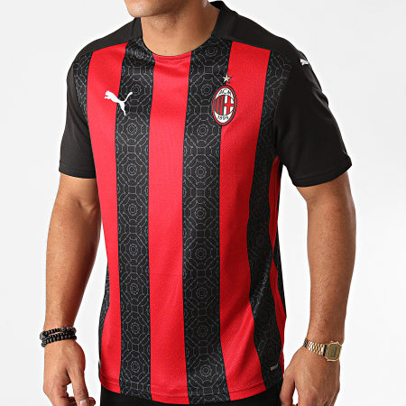 Puma - Tee Shirt De Sport AC Milan Home Replica 757277 Noir Rouge