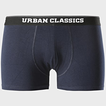 Urban Classics - Lot De 3 Boxers Noir Blanc Bleu Marine