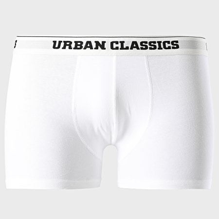 Urban Classics - Set di 3 boxer neri, bianchi e marini