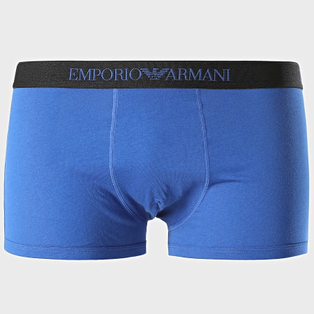 Emporio Armani - Lot De 3 Boxers 111625-0A722 Noir Bleu Roi