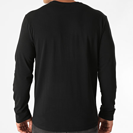 Emporio Armani - Tee Shirt Manches Longues 111653-0A512 Noir Doré