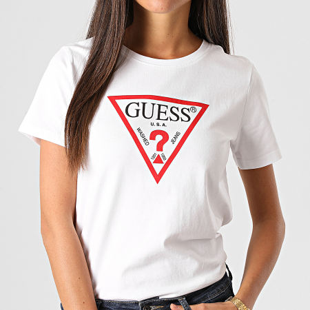 Guess - Tee Shirt Femme W0BI25-I3Z11 Blanc