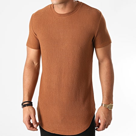 John H - Tee Shirt Oversize XW06 Camel