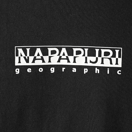 Napapijri - Tee Shirt Manches Longues Box Noir