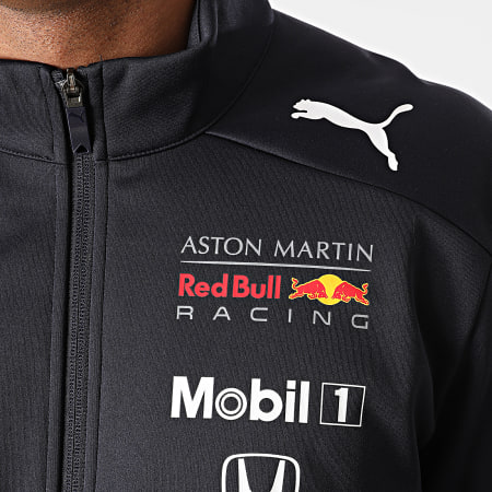 Veste Zippée Aston Martin Red Bull Racing Team Bleu Marine Rouge