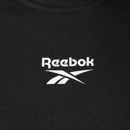 Reebok - GQ4205 Maglietta a righe nere