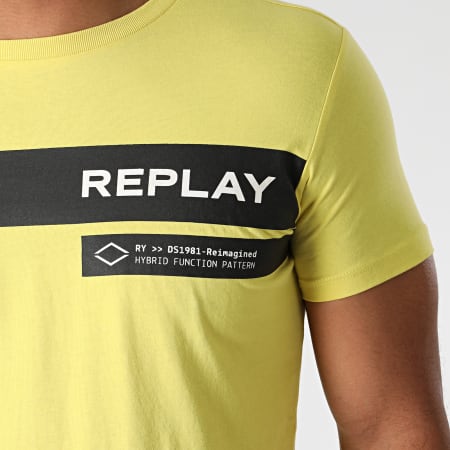 Replay - Tee Shirt M3156-2660 Jaune