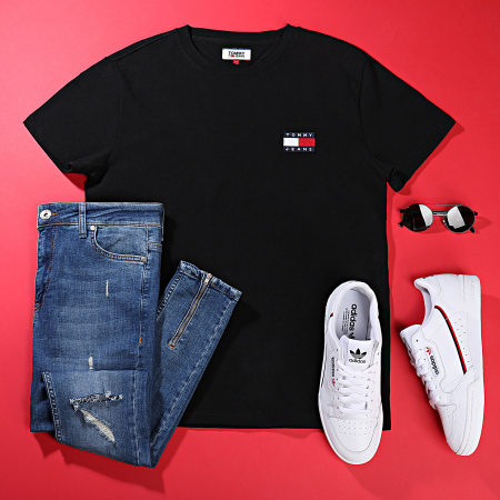 Tommy Jeans - Camiseta Tommy Insignia 6595 Negro