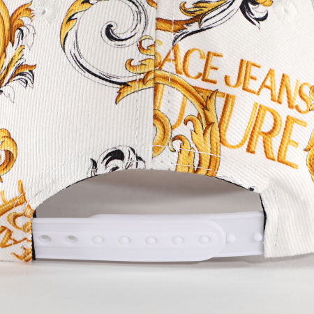Versace Jeans Couture - Casquette E8YZAK12-85073 Blanc Jaune Renaissance Floral