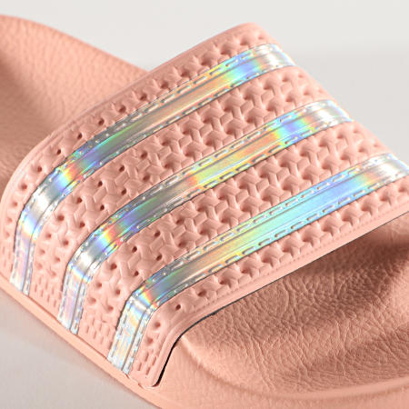 Adidas Originals - Claquettes Femme Adilette FW2290 Pink Iridescent
