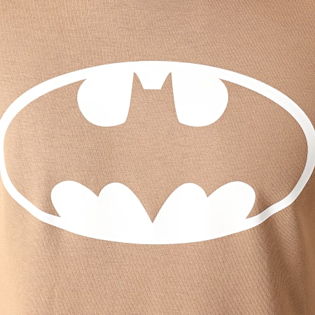 DC Comics - Tee Shirt Batman Logo Camel