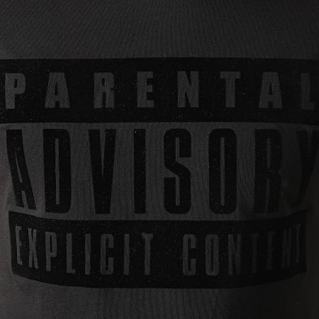 Parental Advisory - Tee Shirt Logo Velvet Noir Noir