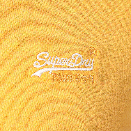 Superdry - Tee Shirt OL Vintage Embroidered M1010222A Jaune Chiné