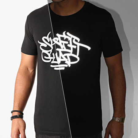 Swift Guad - Camiseta negra con pincel reflectante