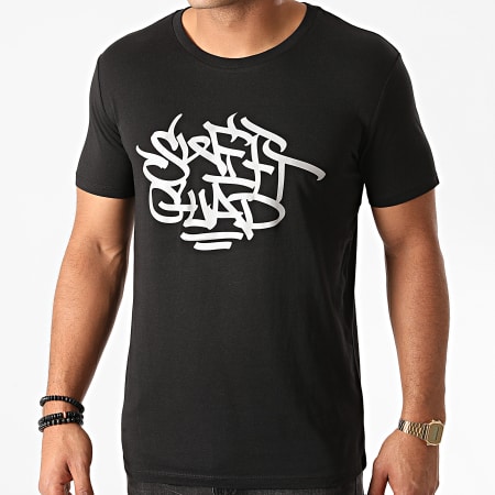 Swift Guad - Camiseta negra con pincel reflectante