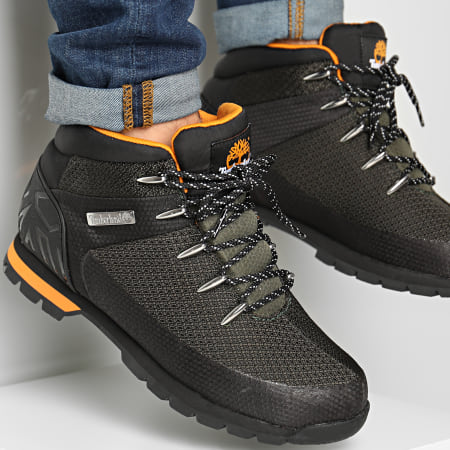 Timberland - Boots Euro Sprint Waterproof Mid Hiker A2E15 Dark Green Knit
