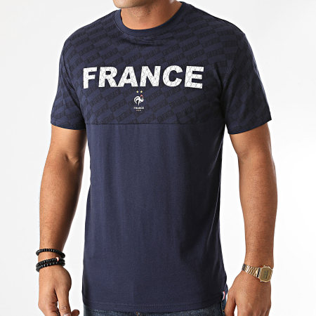 FFF - Tee Shirt F20004C Bleu Marine