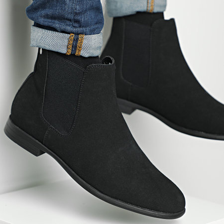 Jack And Jones - Chelsea Boots Mitchell Synth Suede 12175939 Anthracite
