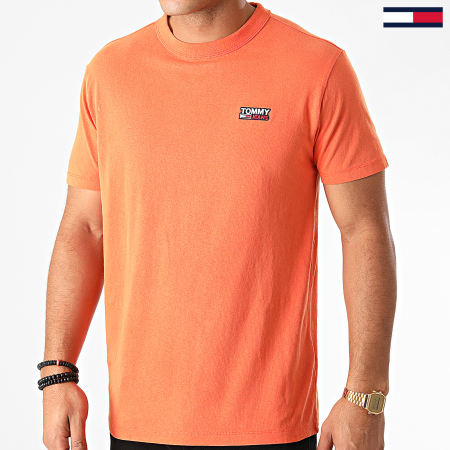 Tommy Jeans - Tee Shirt Washed Logo 8450 Orange
