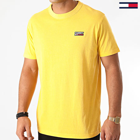 Tommy Jeans - Tee Shirt Washed Logo 8450 Jaune