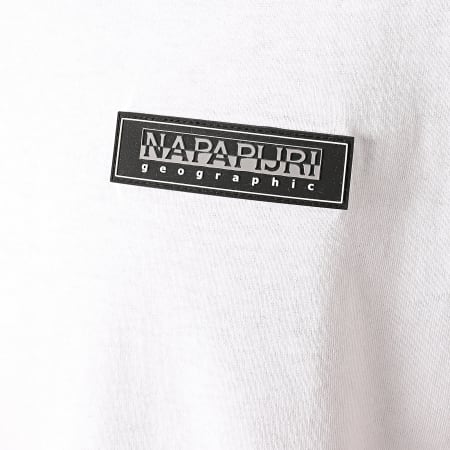 Napapijri - Tee Shirt Patch A4EJD Blanc