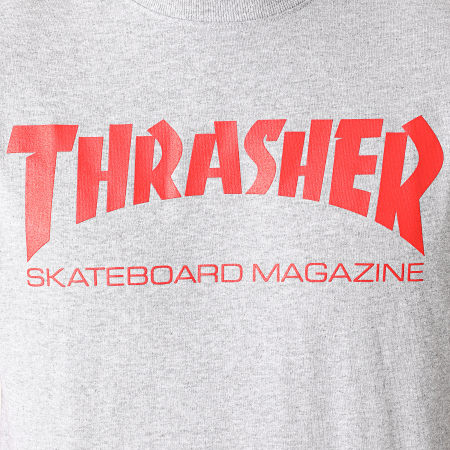 Thrasher - Tee Shirt Skate Mag 110260 Gris Chiné