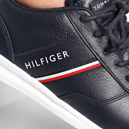 Tommy Hilfiger - Baskets Lightweight Leather Mix Sneaker 2988 Desert Sky