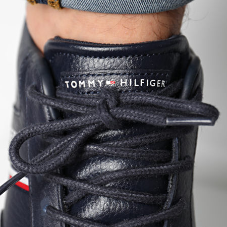 Tommy Hilfiger - Baskets Lightweight Leather Mix Sneaker 2988 Desert Sky