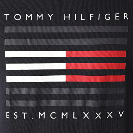 Tommy Hilfiger - Tee Shirt Corp Flag Lines 5334 Bleu Marine
