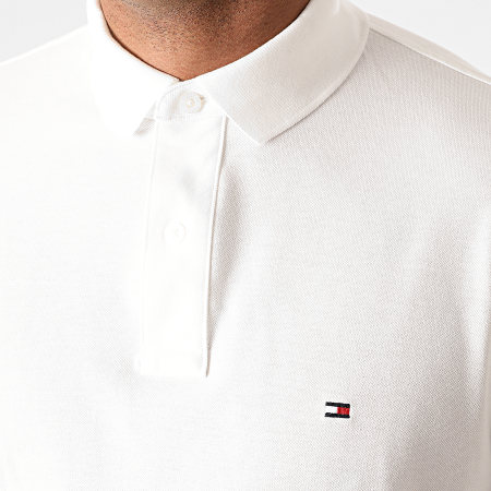 Tommy Hilfiger - Polo Manches Longues Regular 5473 Blanc