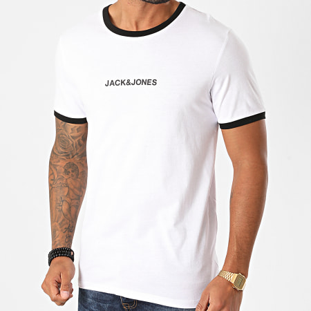 Jack And Jones - Tee Shirt Ring Blanc