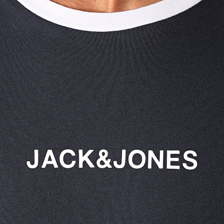 Jack And Jones - Tee Shirt Ring Bleu Marine