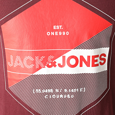Jack And Jones - Tee Shirt Lambo Bordeaux
