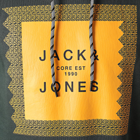Jack And Jones - Sweat Capuche Booster Vert Foncé