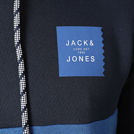 Jack And Jones - Sweat Capuche Booster Bleu Marine