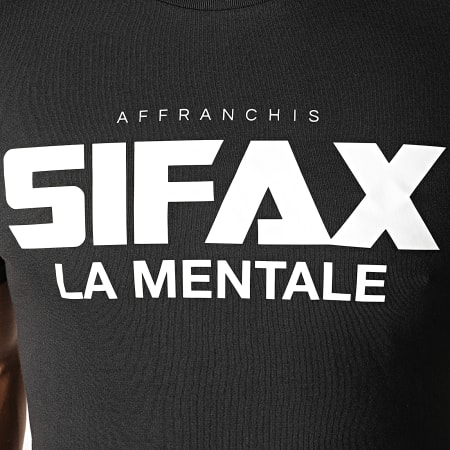 Sifax - Tee Shirt La Mentale Noir