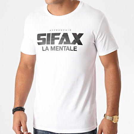 Sifax - Camiseta La Mentale Blanca