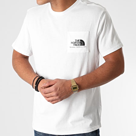 The North Face - Tee Shirt Poche Berkeley California A4M92 Blanc