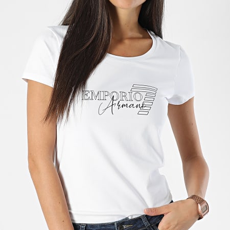 Emporio Armani - Tee Shirt Femme 6HTT21 Blanc