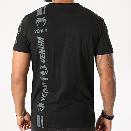 Venum - Tee Shirt Logos Noir Gris