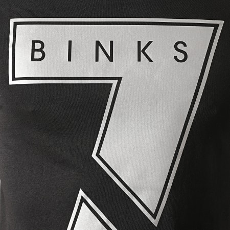 7 Binks - Tee Shirt Logo Reflective Noir