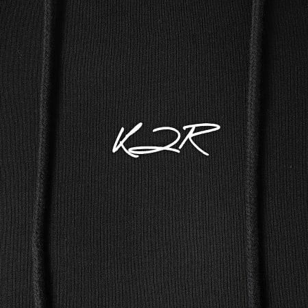 KZR - Sweat Capuche Réfléchissant B039 Noir