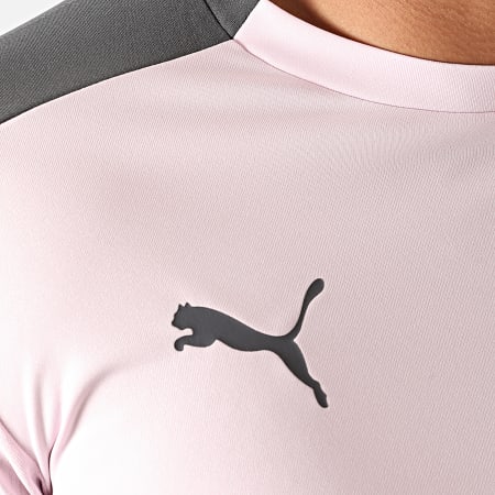 Puma - Tee Shirt De Sport Manchester City 757878 Rose Gris Anthracite