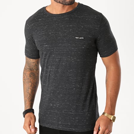 Teddy Smith - Tee Shirt Nark Gris Anthracite Chiné