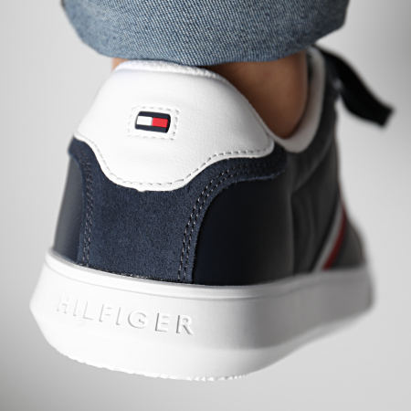 Tommy Hilfiger - Baskets Essential Leather Cupsole 2987 Desert Sky