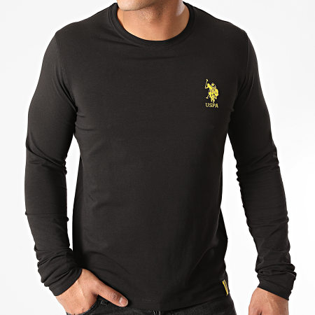 US Polo ASSN - Tee Shirt Manches Longues Reflective Noir